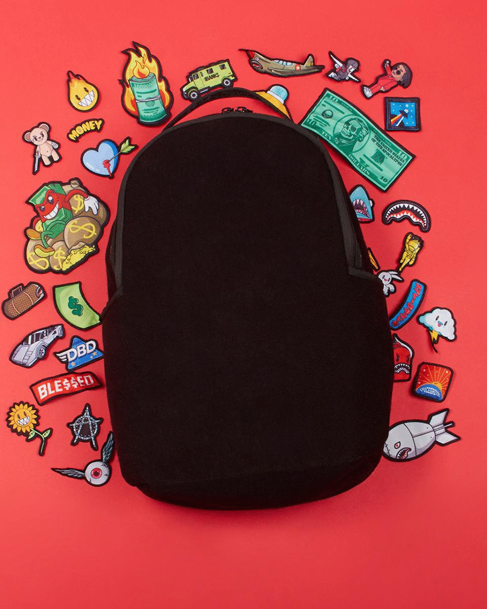 SPRAYGROUND® BACKPACK THE 32 REMOVABLE PATCHES VELCRO BACKPACK