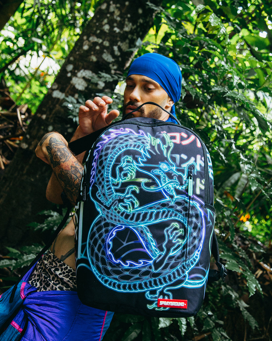 Sprayground neon dragon Clearance