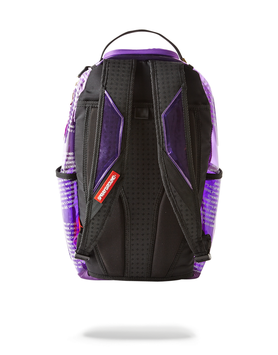SPRAYGROUND® BACKPACK RAEKWON PURPLE TAPE SHARK