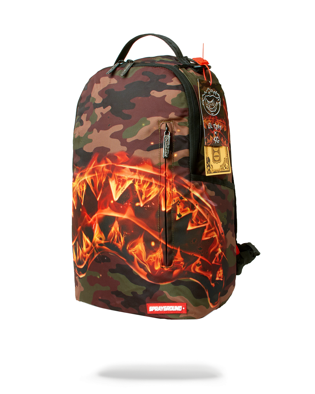 SPRAYGROUND® BACKPACK THE LIL TJAY BURNER SHARK DLX BACKPACK