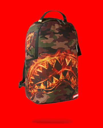 SPRAYGROUND® BACKPACK THE LIL TJAY BURNER SHARK DLX BACKPACK