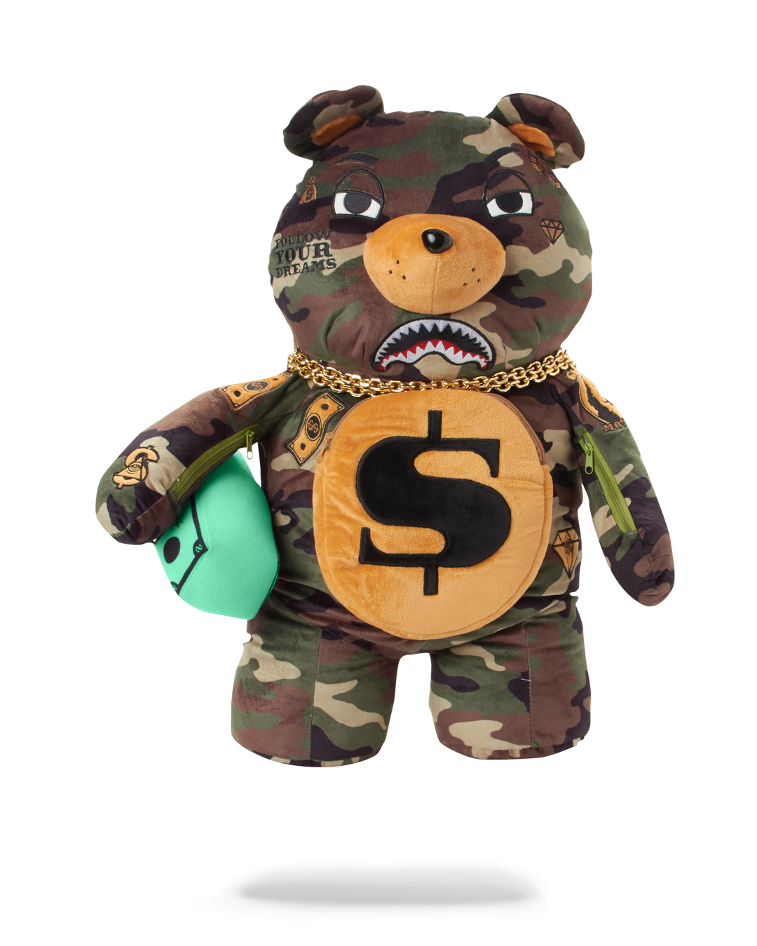 SPRAYGROUND® BACKPACK MONEYBEAR TEDDY BEAR BACKPACK