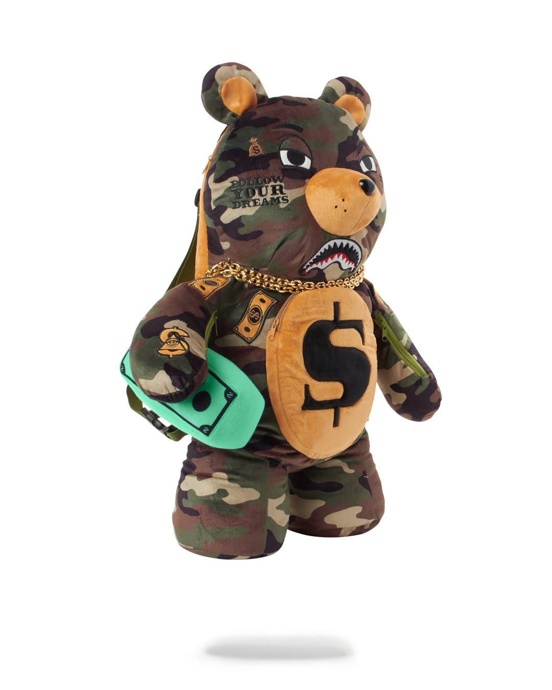 SPRAYGROUND® BACKPACK MONEYBEAR TEDDY BEAR BACKPACK