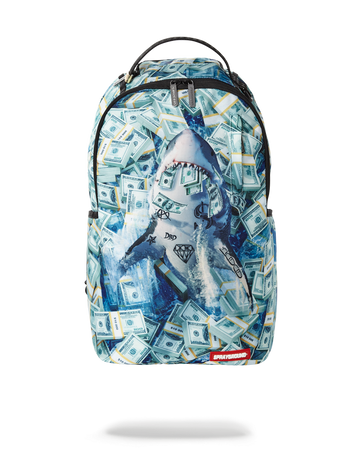 Sprayground Money Check Mini Backpack-Grey
