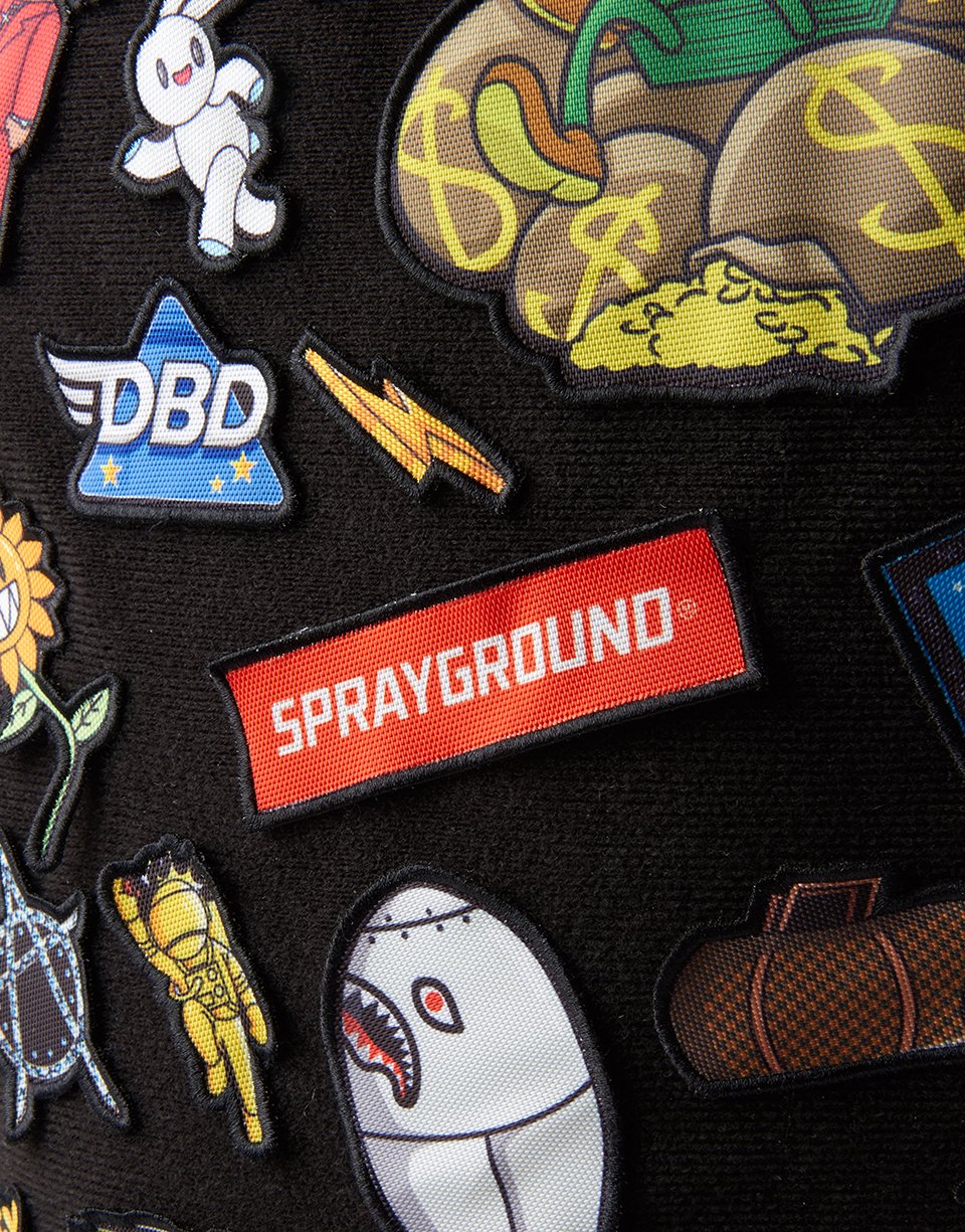 SPRAYGROUND® BACKPACK THE 32 REMOVABLE PATCHES VELCRO BACKPACK