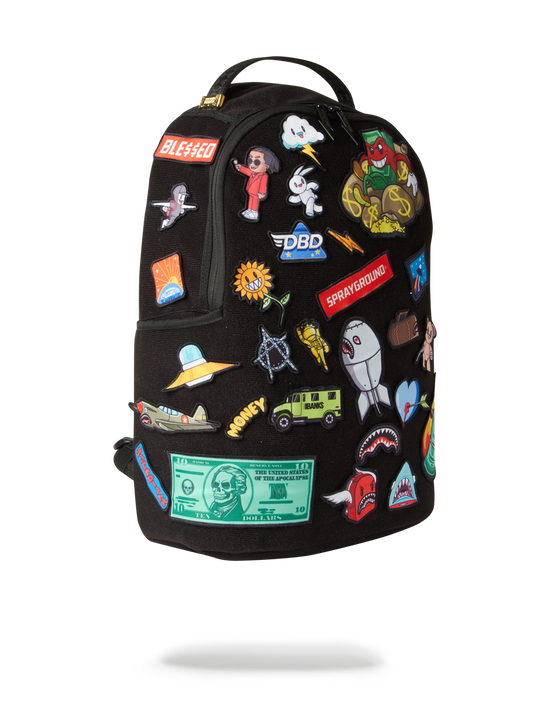 THE 32 REMOVABLE PATCHES VELCRO BACKPACK SPRAYGROUND®