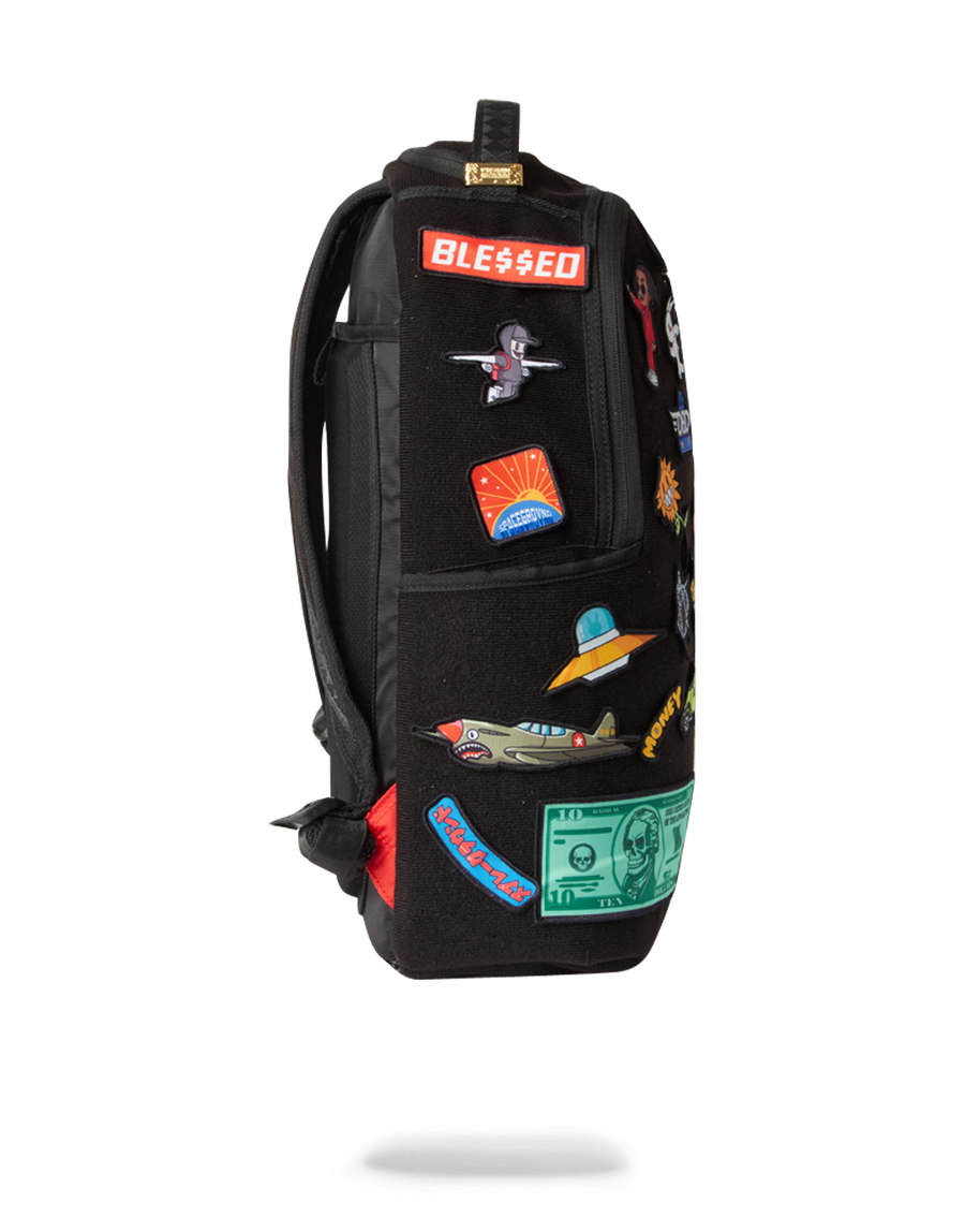 SPRAYGROUND® BACKPACK THE 32 REMOVABLE PATCHES VELCRO BACKPACK