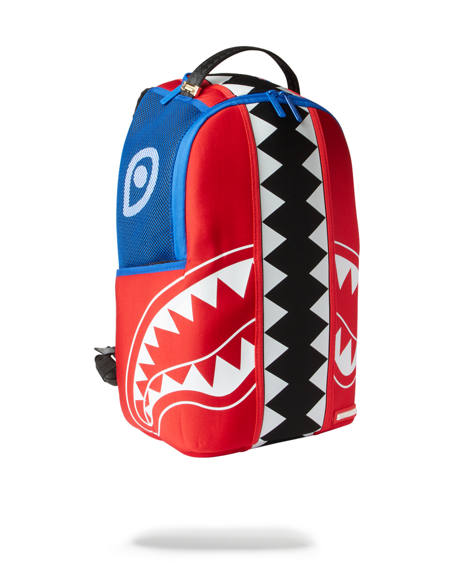 Sprayground Backpack Winners Take All Limited Edition Shark - Red and Blue