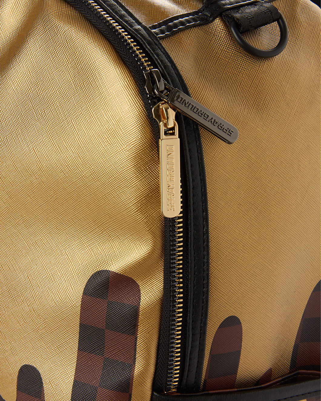 SPRAYGROUND: duble drips print backpack in printed vegan leather