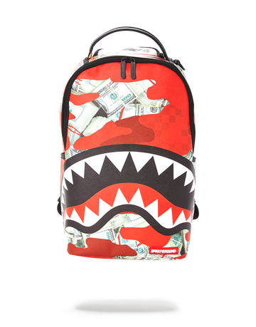 Sprayground Unisex Monopoly Money Shark DLXSR Backpack 910B5503NSZ  Multicolor