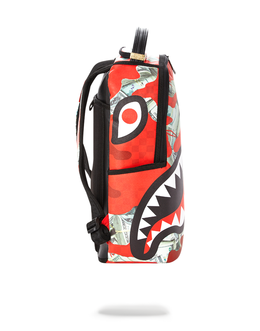 SPRAYGROUND® BACKPACK MONEY CAMO (RED) BACKPACK