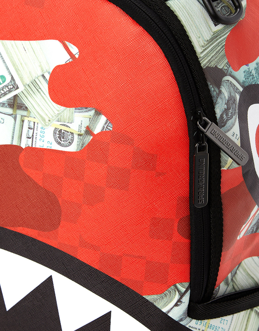 SPRAYGROUND® BACKPACK MONEY CAMO (RED) BACKPACK