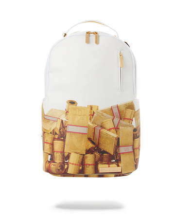 SPRAYGROUND® BACKPACK GOLD MONEY BRICKS DLXV BACKPACK