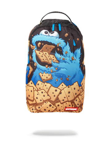 Sprayground Cookie Monster Money Bear Backpack Blue – LEGACY-NY