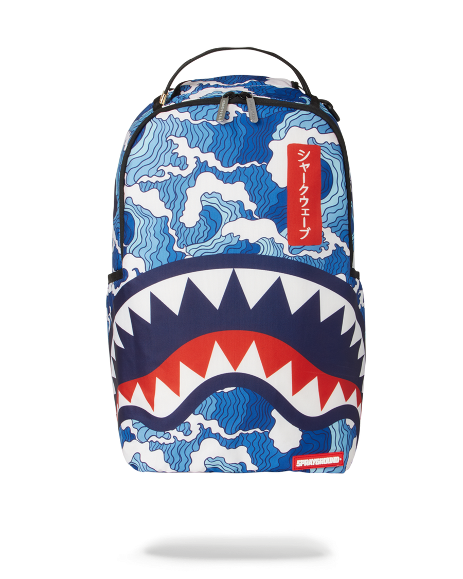 THE SHARK WAVE made from 100 recycled plastic bottles from the ocean SPRAYGROUND