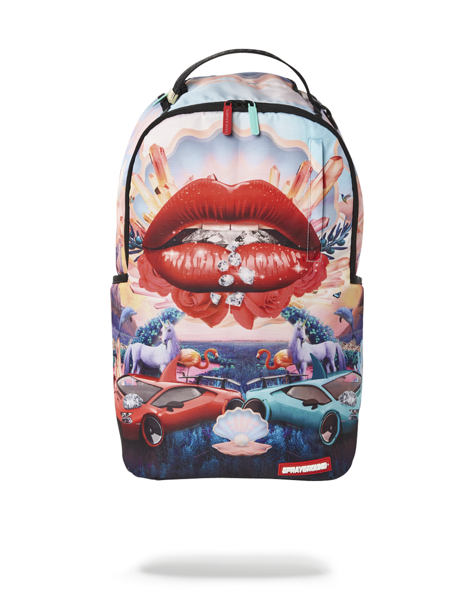 Lips sprayground backpack best sale