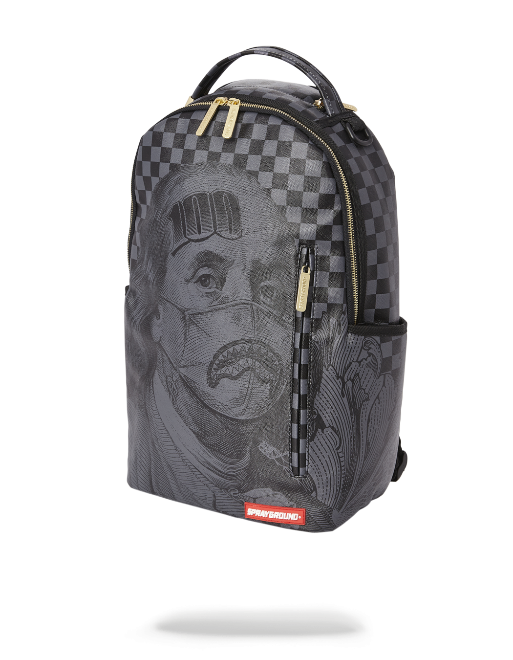 Sprayground Kid Double Money DLX Backpack - Grey