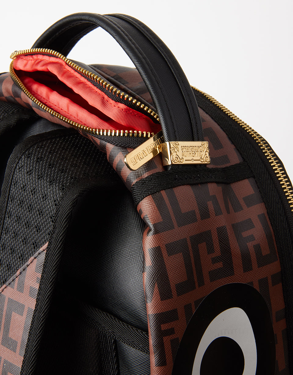 Sprayground split online the check backpack