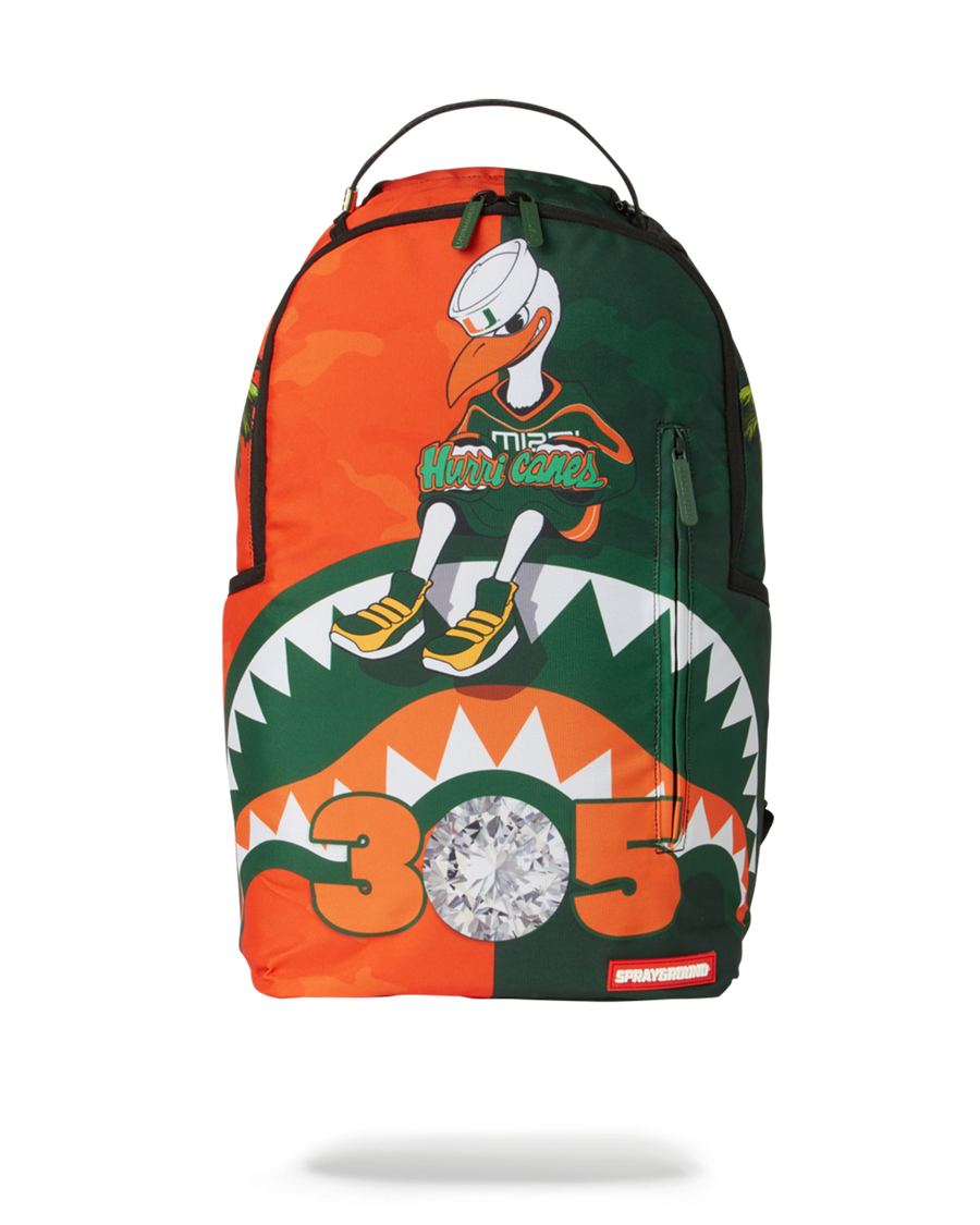 MIAMI HURRICANES BACKPACK SPRAYGROUND