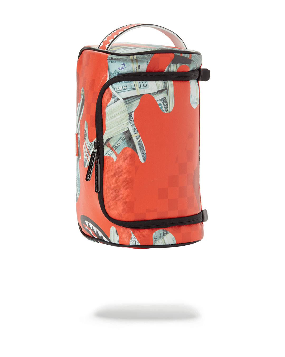SPRAYGROUND® TOILETRY MONEY CAMO (RED) TOILETRY BAG