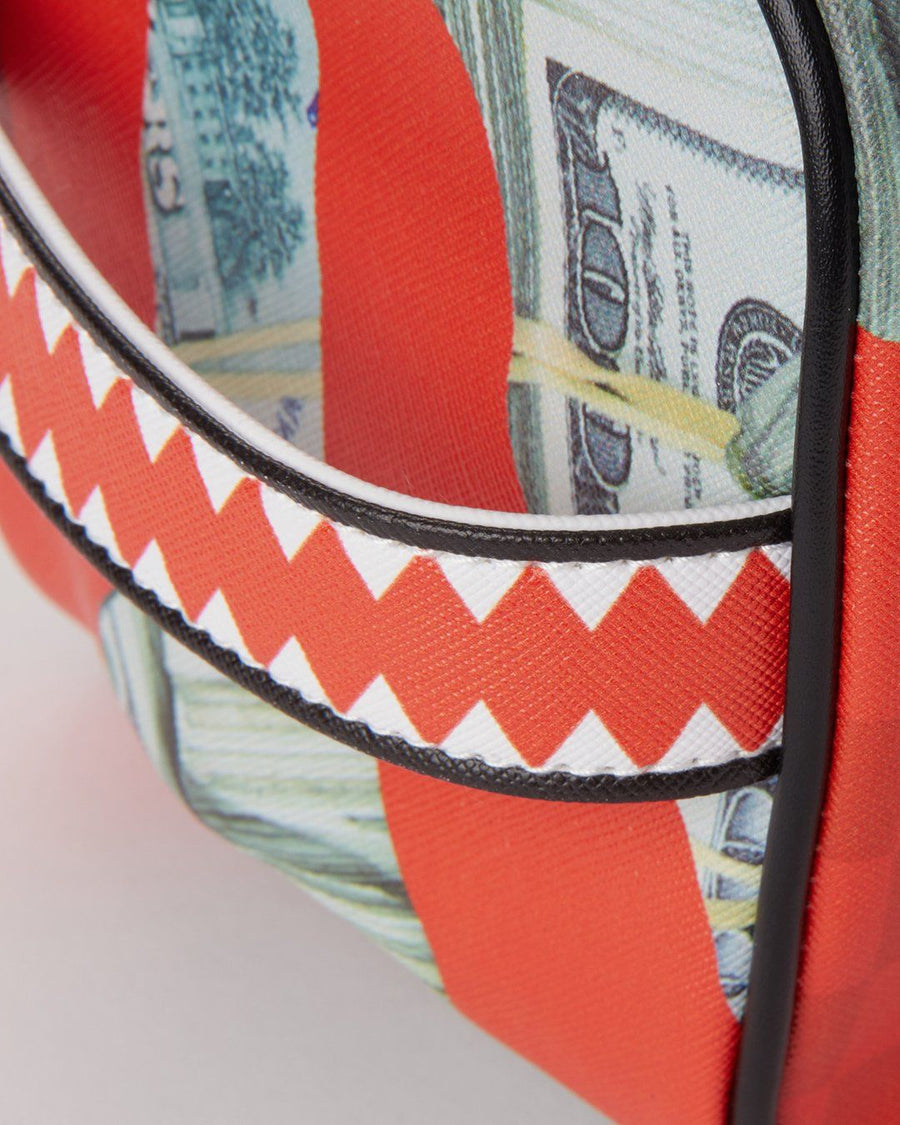SPRAYGROUND® TOILETRY MONEY CAMO (RED) TOILETRY BAG