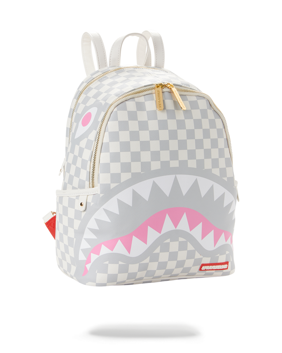 Pink and grey sprayground backpack Clearance