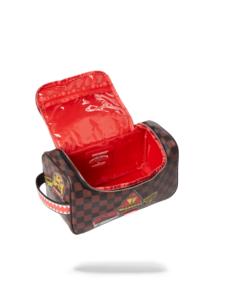 SPRAYGROUND® TOILETRY GLOBAL MOGUL TOILETRY BAG