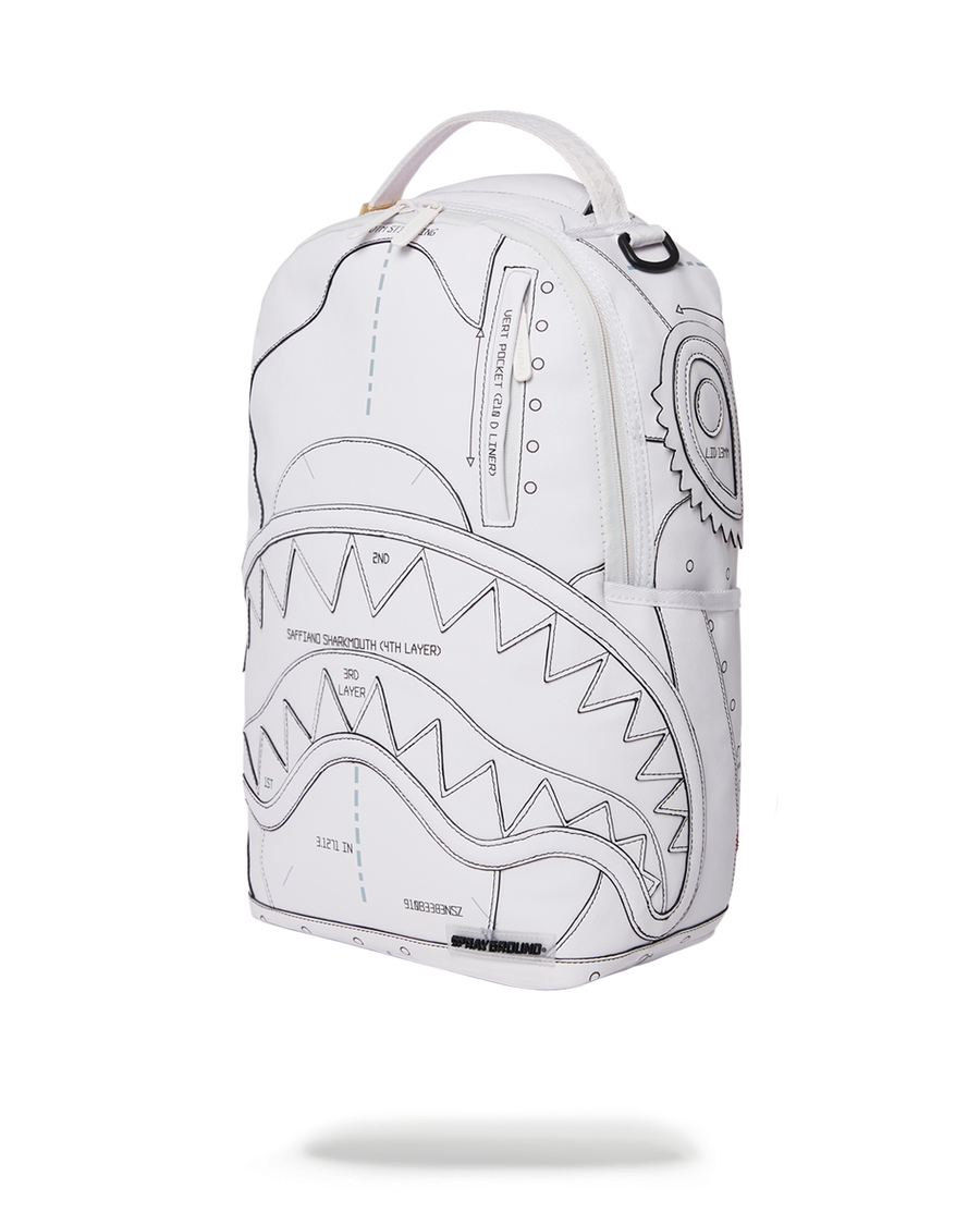 SPRAYGROUND® BACKPACK TECHNICAL CUT & SHARK BACKPACK (DLXV)