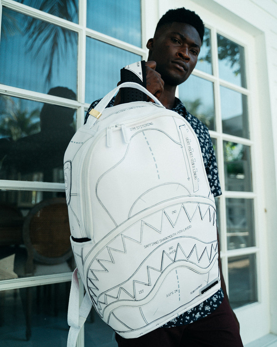 SPRAYGROUND® BACKPACK TECHNICAL CUT & SHARK BACKPACK (DLXV)