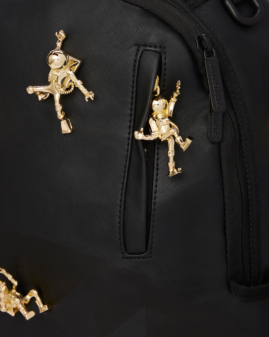 SPRAYGROUND® BACKPACK THE LOST IN SPACE BACKPACK (10 3D GOLD METAL ASTRONAUTS)