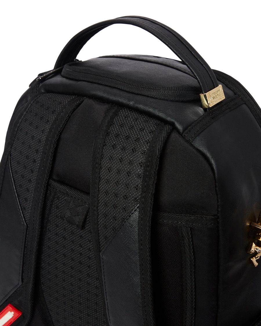 SPRAYGROUND® BACKPACK THE LOST IN SPACE BACKPACK (10 3D GOLD METAL ASTRONAUTS)