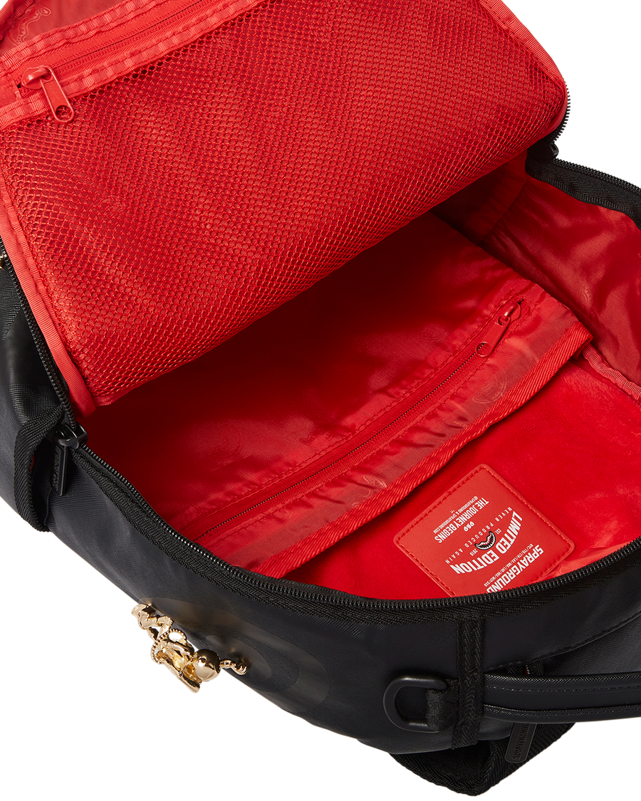 SPRAYGROUND® BACKPACK THE LOST IN SPACE BACKPACK (10 3D GOLD METAL ASTRONAUTS)