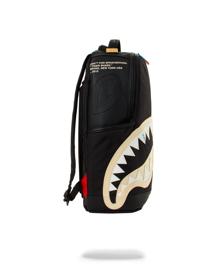 Bite me shark black backpack Outlet