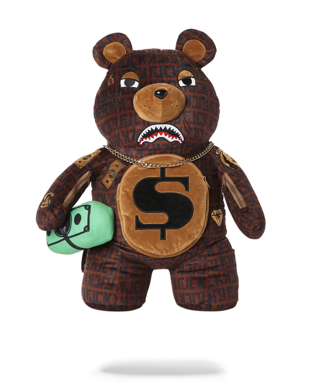 SPRAYGROUND® BACKPACK OFFENDED MONEYBEAR TEDDYBEAR BACKPACK