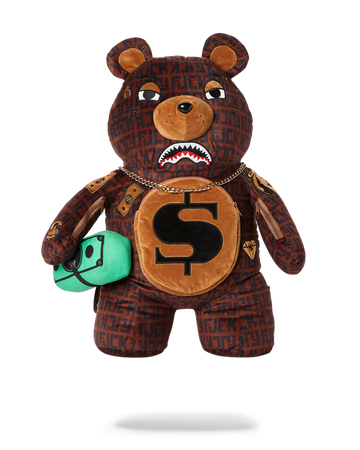 SPRAYGROUND® BACKPACK OFFENDED MONEYBEAR TEDDYBEAR BACKPACK