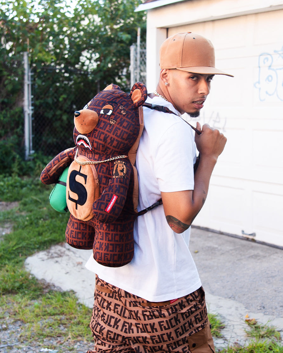 FEROCIOU$ MONEYBEAR TEDDYBEAR BACKPACK