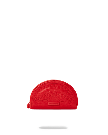 SPRAYGROUND® POUCH RED RIVIERA SHARK POUCH