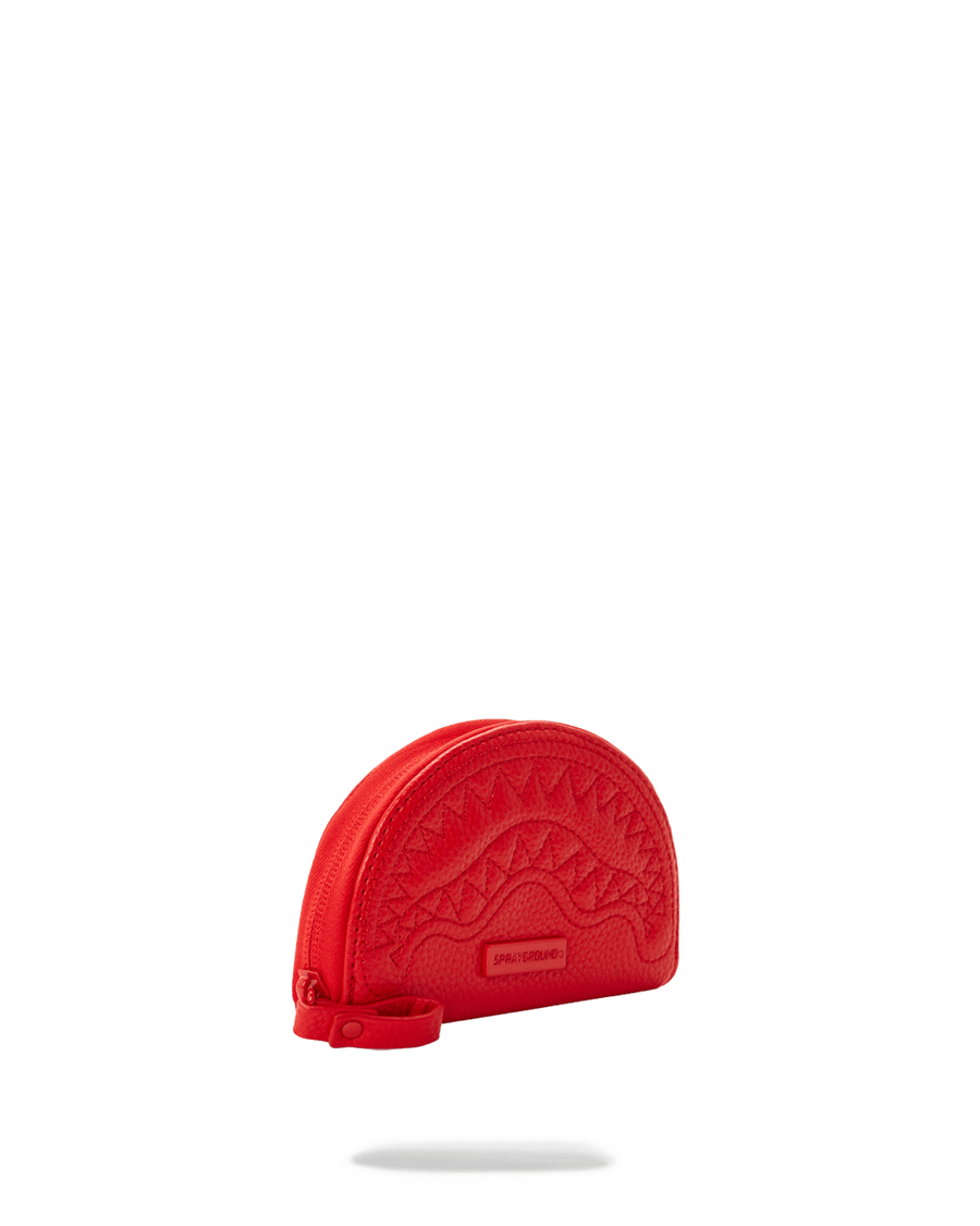 SPRAYGROUND® POUCH RED RIVIERA SHARK POUCH