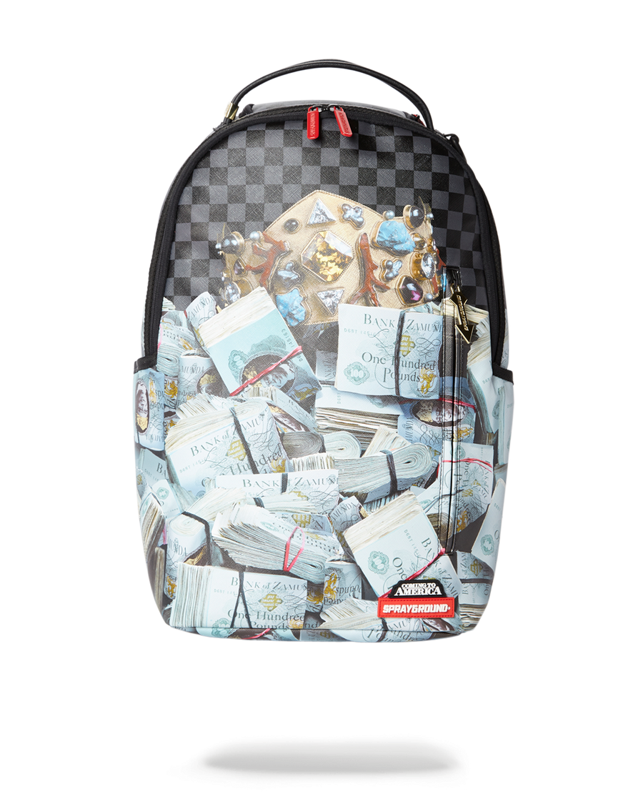 SPRAYGROUND® BACKPACK BANK STACKS OF ZAMUNDA COMING 2 AMERICA BACKPACK