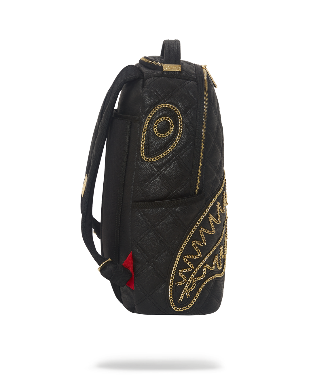 gold sprayground backpack