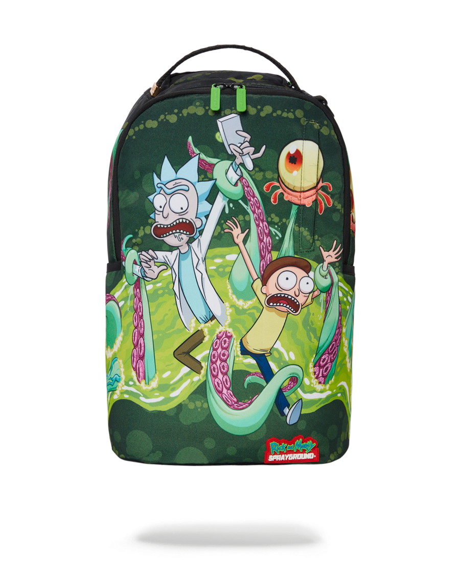 SPRAYGROUND® BACKPACK RICK & MORTY PORTAL SHARKMOUTH BACKPACK (DLXR)