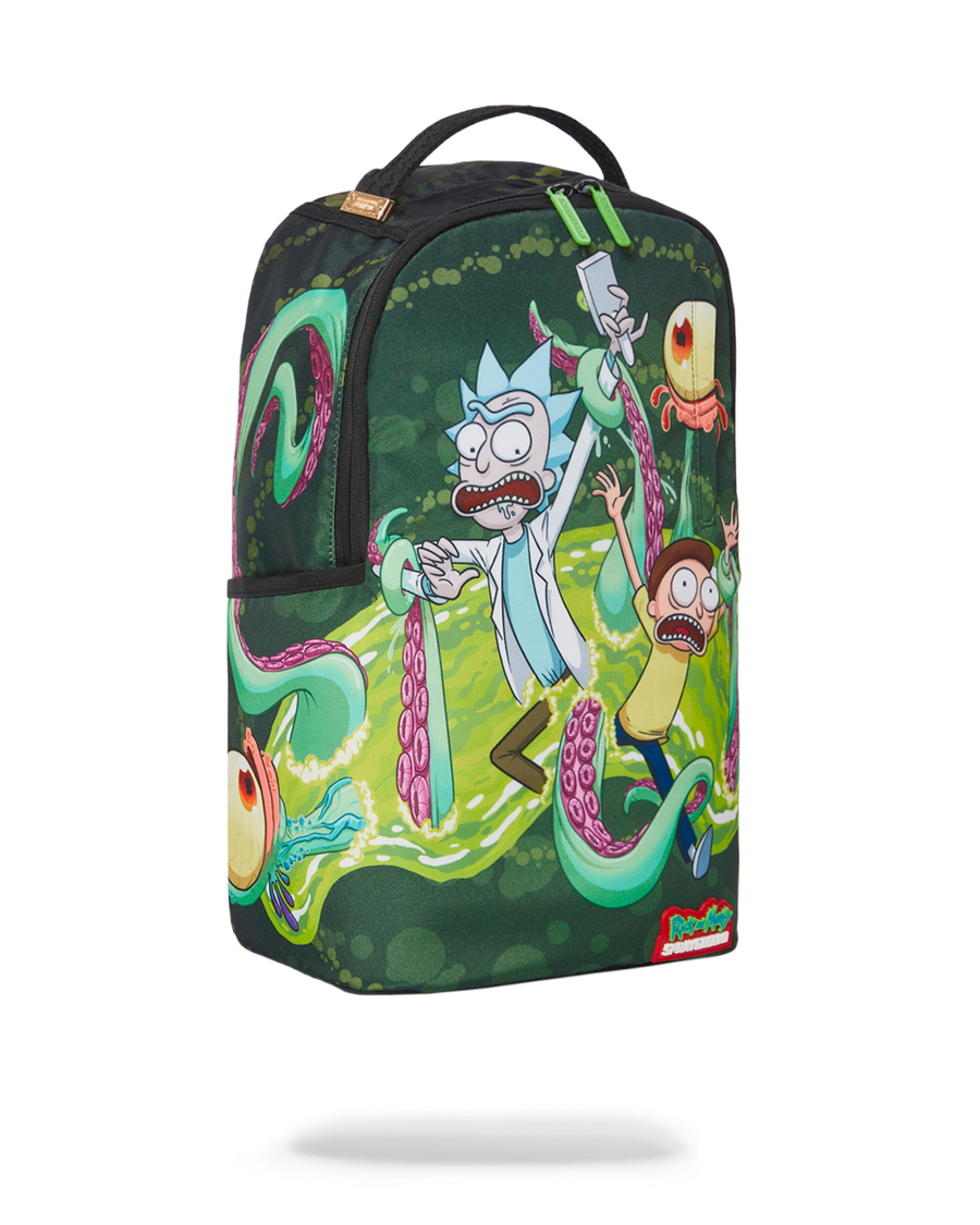 SPRAYGROUND® BACKPACK RICK & MORTY PORTAL SHARKMOUTH BACKPACK (DLXR)