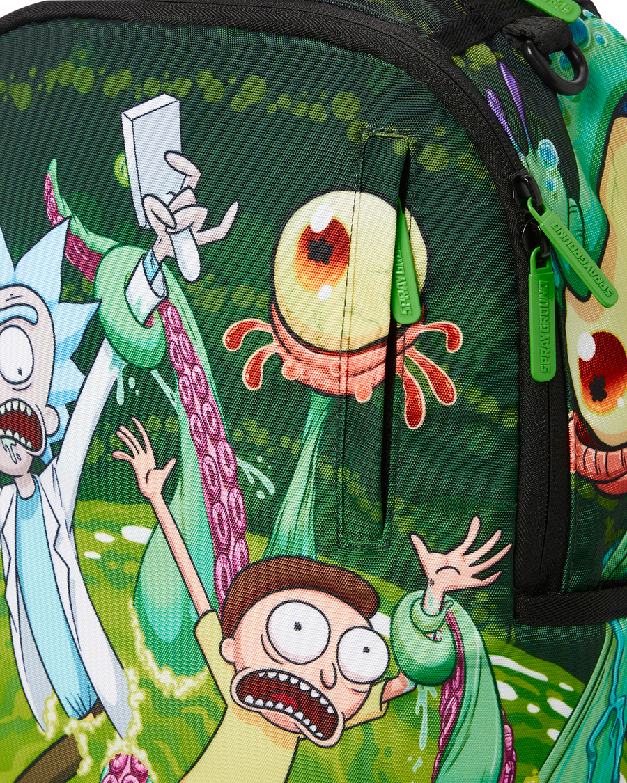 SPRAYGROUND® BACKPACK RICK & MORTY PORTAL SHARKMOUTH BACKPACK (DLXR)