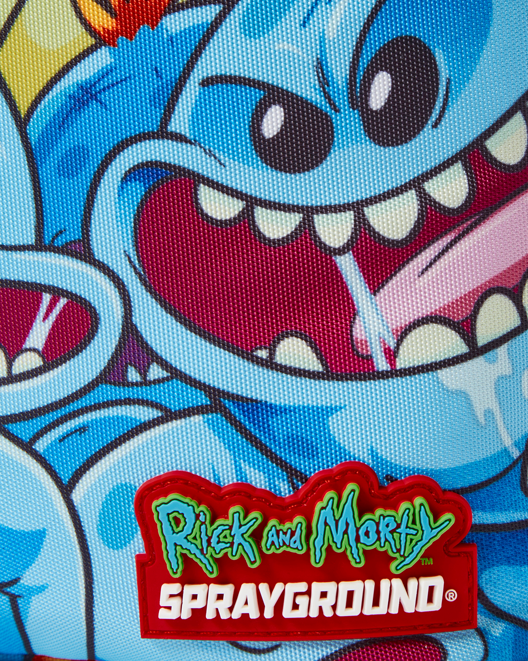 Sprayground x rick clearance and morty crammed backpack