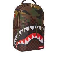 SPRAYGROUND® BACKPACK CAMO DRIP SHARKS IN PARIS BACKPACK (DLXV)