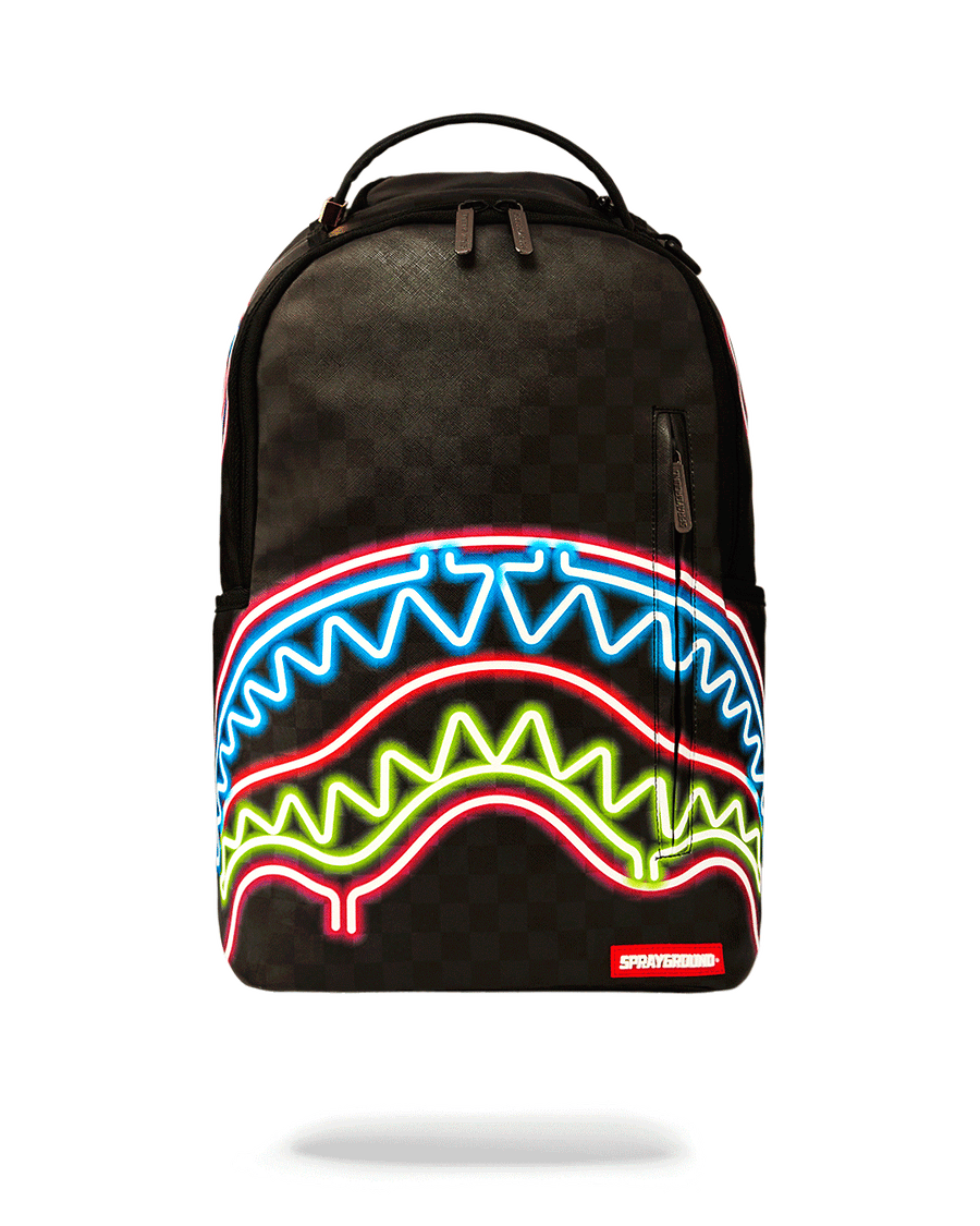 Sprayground Unisex Clear Embossed Sharks In Paris DLXSV Backpack