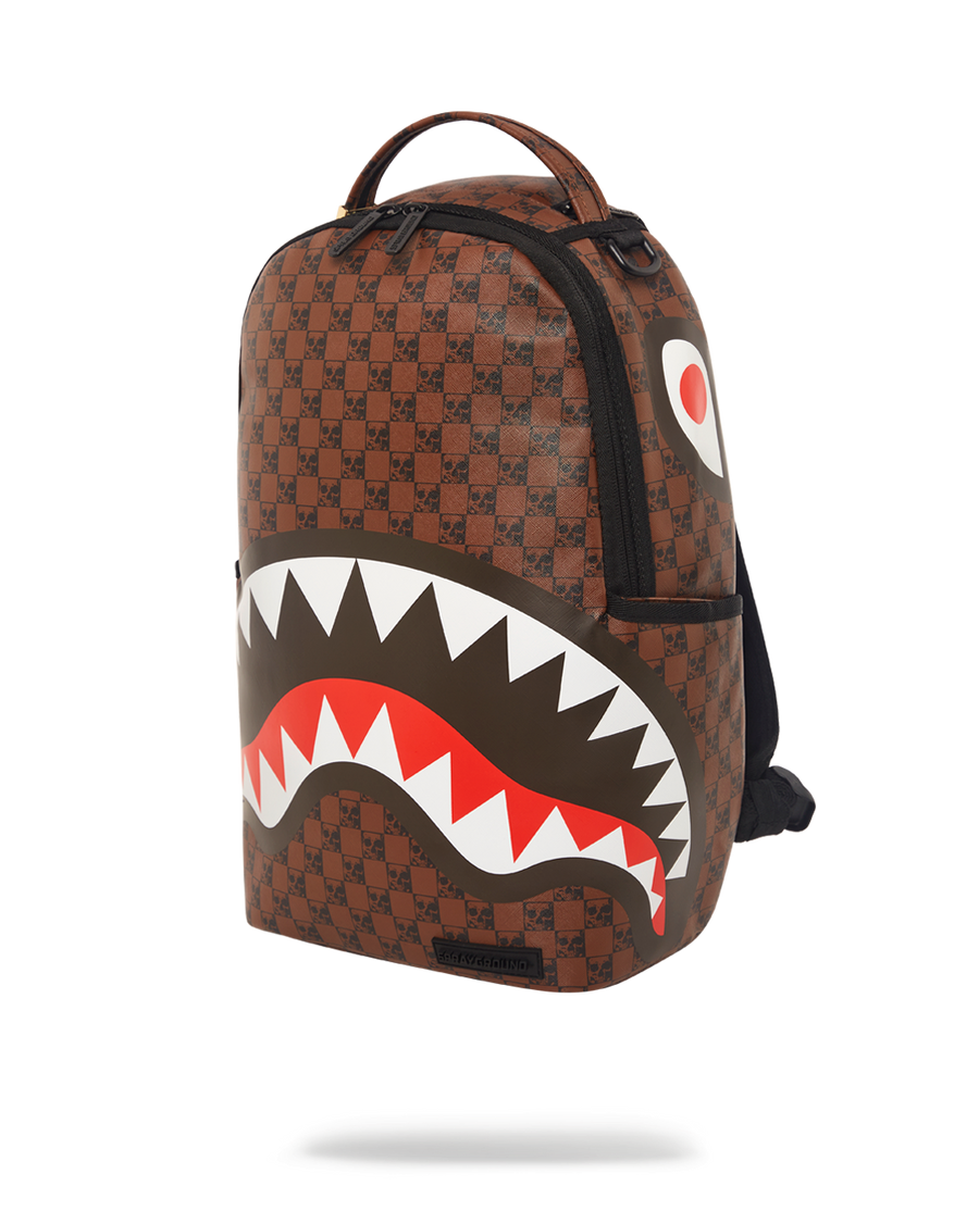 SPRAYGROUND® BACKPACK SHARKS AND SKULLS BACKPACK (DLXV)