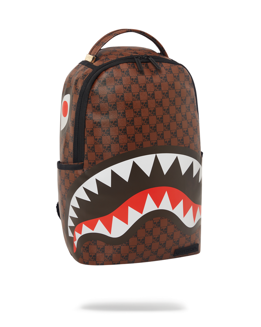 SPRAYGROUND® BACKPACK SHARKS AND SKULLS BACKPACK (DLXV)