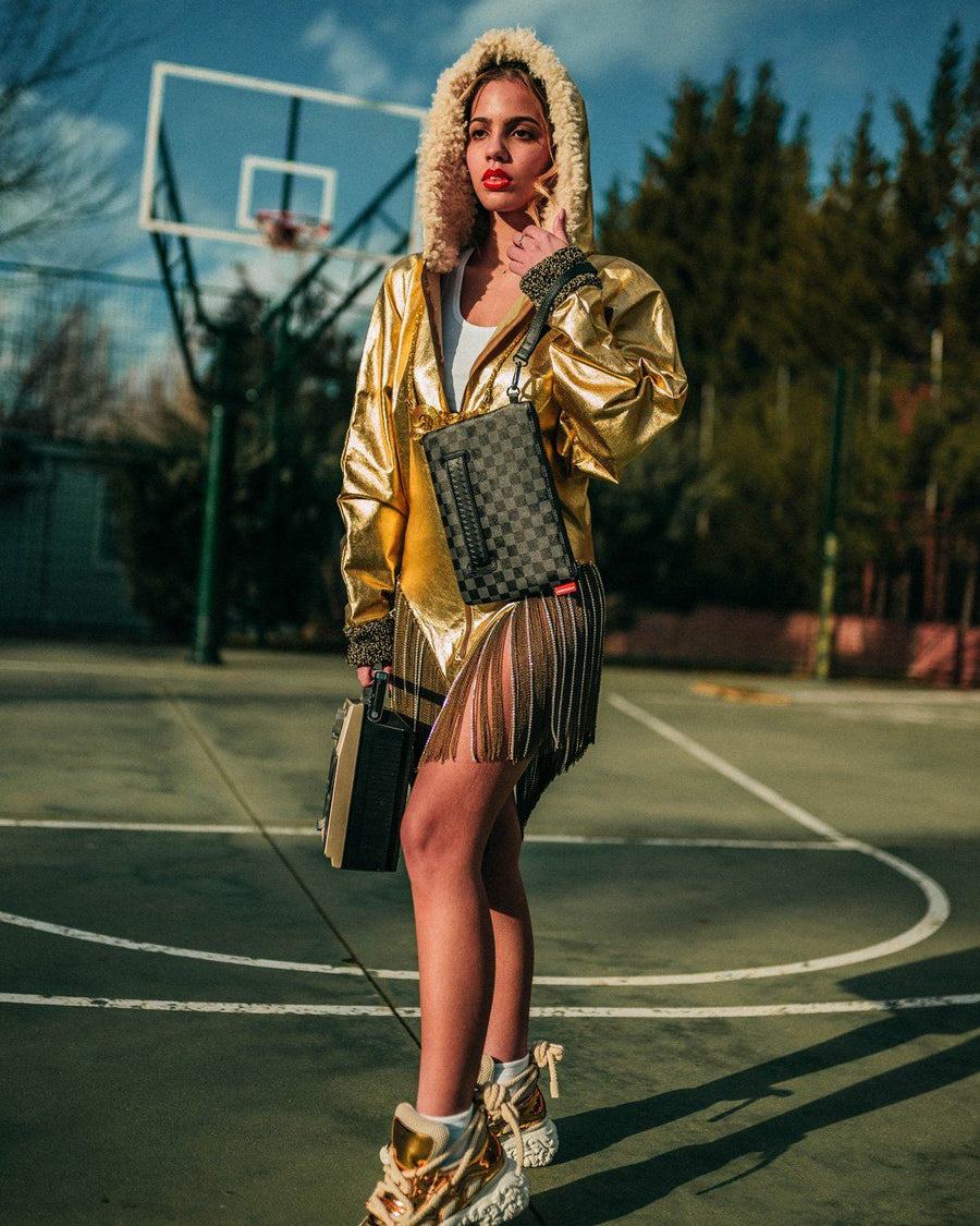 SPRAYGROUND® POUCHETTE HENNY BLACK CROSSOVER CLUTCH