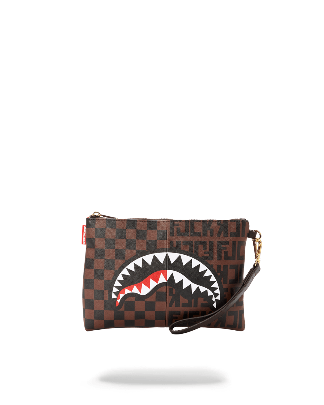 SPRAYGROUND® POUCHETTE SPLIT THE CHECK CROSSOVER CLUTCH